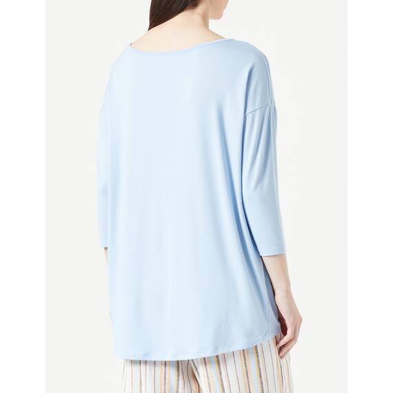 ONLY Damen Onlmoster 3/4 Shoulder Tape Cs Top, Cashmere Blue/Detail:melange, XXS