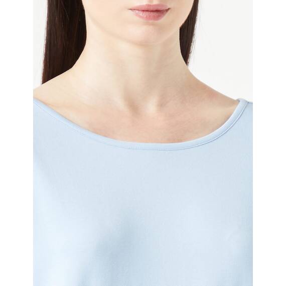 ONLY Damen Onlmoster 3/4 Shoulder Tape Cs Top, Cashmere Blue/Detail:melange, S