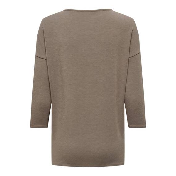 ONLY Damen Onlglamour 3/4 Top JRS Noos Langarmshirt, Walnut, S
