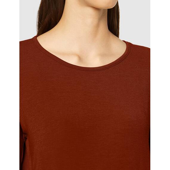 ONLY Damen Onlglamour 3/4 Top JRS Noos Top, Burnt Henna, 3XL