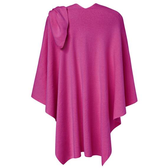 PULI Damen Poncho Schal Cashmere Feeling Strick Cape Cardigan Für Frauen Geschenk Für Mutter