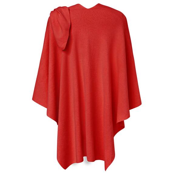 PULI Damen Poncho Schal Cashmere Feeling Strick Cape Cardigan Für Frauen Geschenk Für Mutter