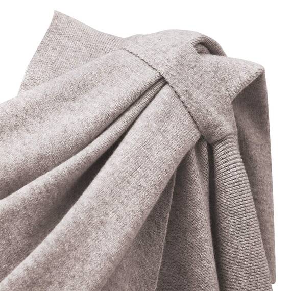 PULI Damen Poncho Schal Cashmere Feeling Strick Cape Cardigan Für Frauen Geschenk Für Mutter