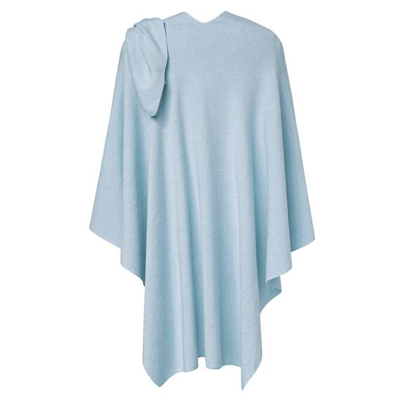 PULI Damen Poncho Schal Cashmere Feeling Strick Cape Cardigan Für Frauen Geschenk Für Mutter