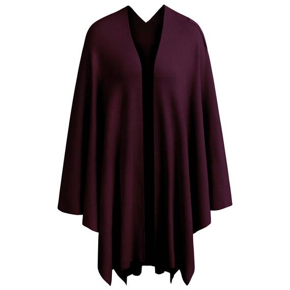 PULI Damen Poncho Schal Cashmere Feeling Strick Cape Cardigan Für Frauen Geschenk Für Mutter