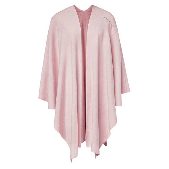 PULI Damen Poncho Schal Cashmere Feeling Strick Cape Cardigan Für Frauen Geschenk Für Mutter