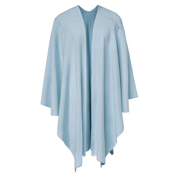 PULI Damen Poncho Schal Cashmere Feeling Strick Cape Cardigan Für Frauen Geschenk Für Mutter