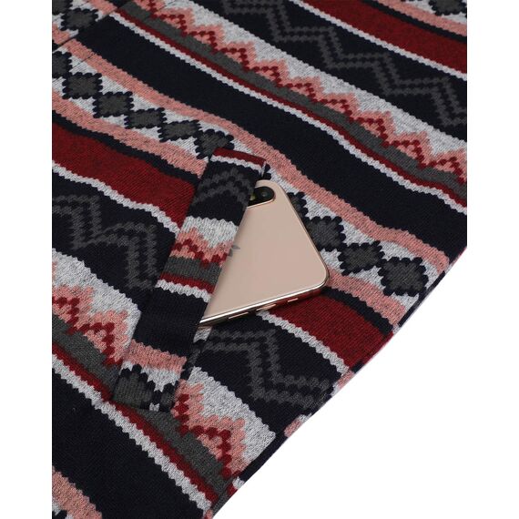 OUGES Strickjacken füR Damen Lang Cardigan Elegante Leicht Strickjacke Herbst Strickjackenpullover mit Taschen S