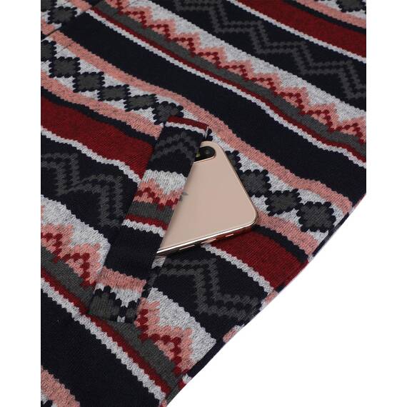 OUGES Strickjacken füR Damen Lang Cardigan Elegante Leicht Strickjacke Herbst Strickjackenpullover mit Taschen M