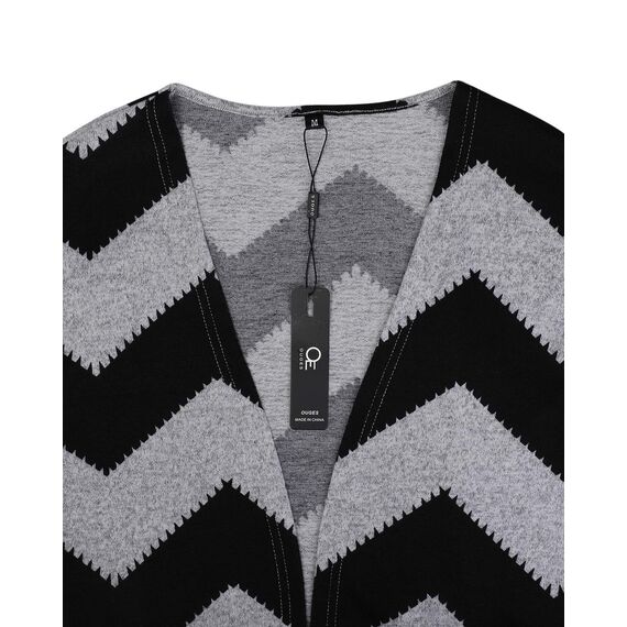 OUGES Strickjacken füR Damen Lang Cardigan Elegante Leicht Strickjacke Herbst Strickjackenpullover mit Taschen L