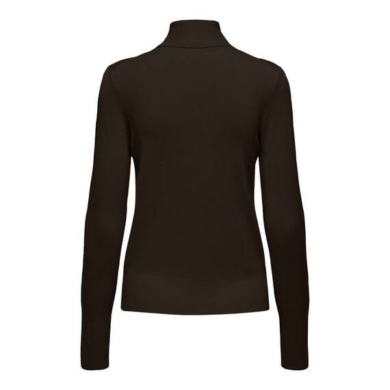ONLY Damen Onlvenice Lifel/S Roll Knt Noos Pullover, Hot Fudge, S EU