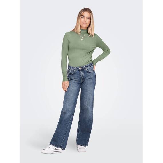 ONLY Damen Onlvenice Lifel/S Roll Knt Noos Pullover, Sea Spray, XS EU