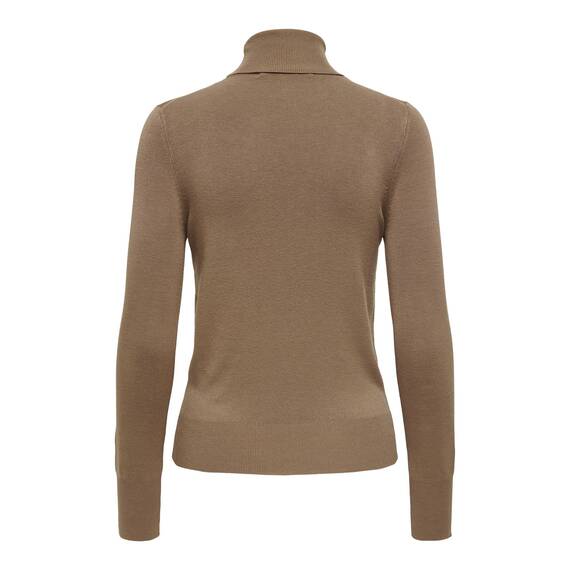 ONLY Damen Onlvenice L/S Rollneck Pullover Knt Noos Strickjacke, Toasted Coconut, L EU