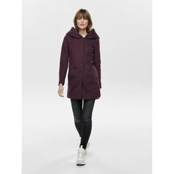 ONLY NOS Damen ONLSEDONA LIGHT COAT OTW NOOS Mantel,, per pack Mehrfarbig (Chocolate Truffle Detail: MELANGE), X-Small (Herstellergröße: XS)