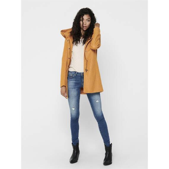 ONLY Damen Onlsedona Light Coat Otw Noos Jacket, Pumpkin Spice, XXS EU