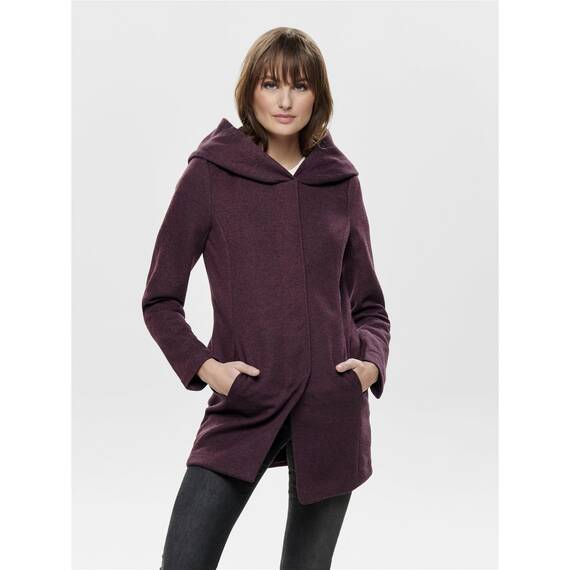 ONLY NOS Damen ONLSEDONA LIGHT COAT OTW NOOS Mantel,, per pack Mehrfarbig (Chocolate Truffle Detail: MELANGE), X-Small (Herstellergröße: XS)