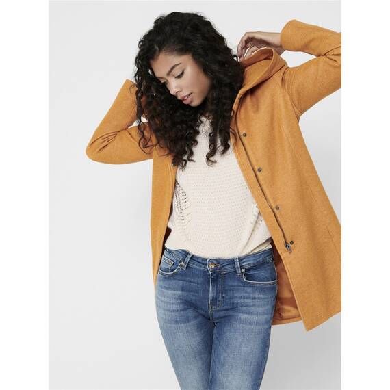 ONLY Damen Onlsedona Light Coat Otw Noos Jacket, Pumpkin Spice, XXS EU