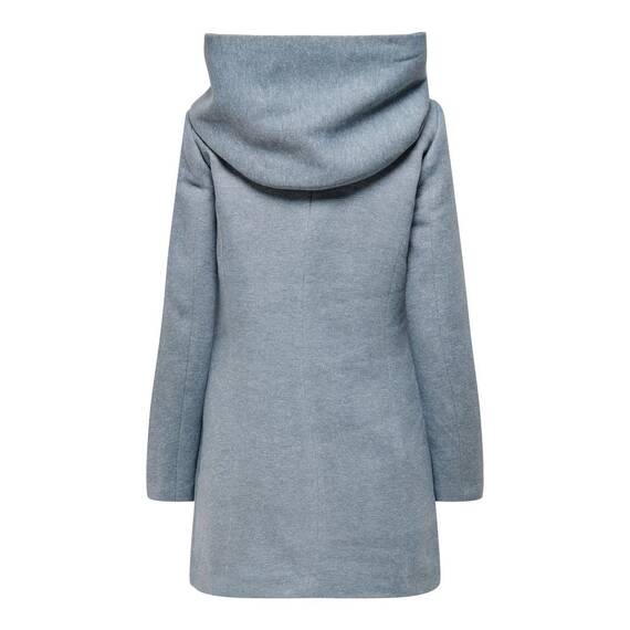 ONLY Women's ONLSEDONA Light Coat OTW NOOS Mantel, Blue Fog/Detail:Melange, L