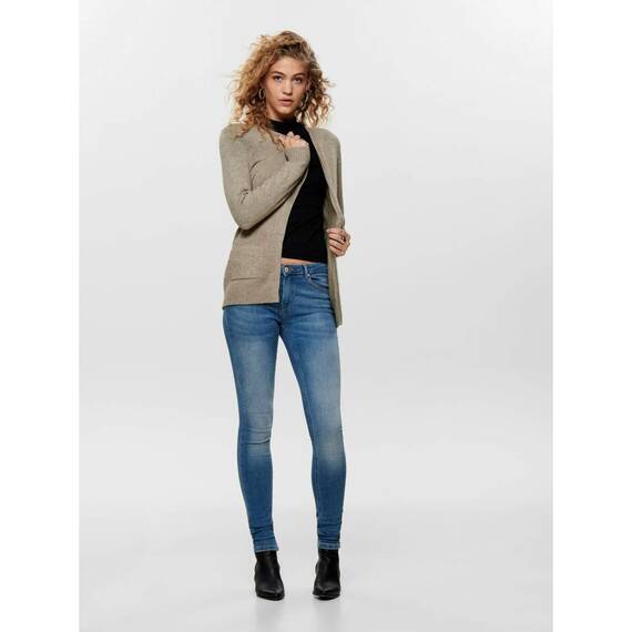 ONLY Female Strickjacke Cardigan, Farbe:Beige, Größe:XS