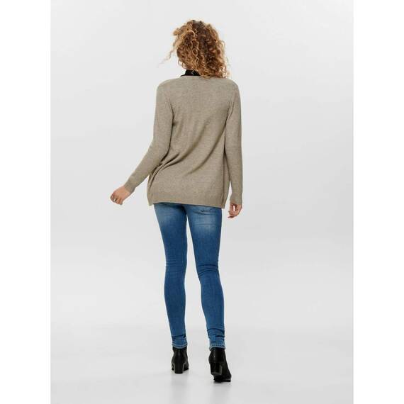 ONLY Female Strickjacke Cardigan, Farbe:Beige, Größe:XS