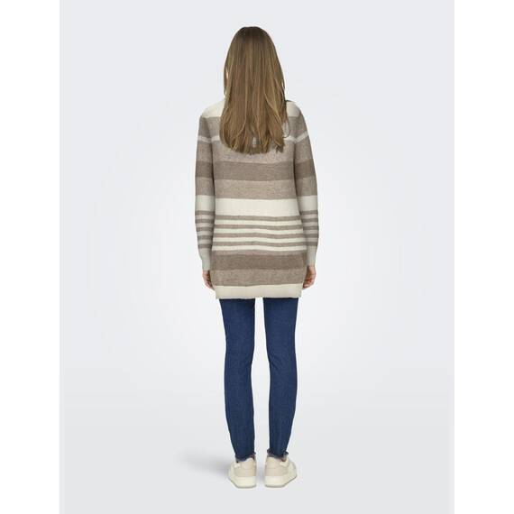 ONLY Damen Onllesly L/S Open Cardigan KNT Noos Strickjacke 15174274,Whitecap Gray 1,XS