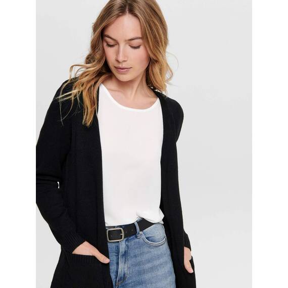 ONLY Female Strickjacke Cardigan, Farbe:Schwarz, Größe:S