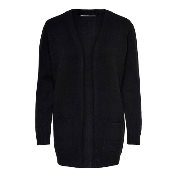 ONLY Female Strickjacke Cardigan, Farbe:Schwarz, Größe:S