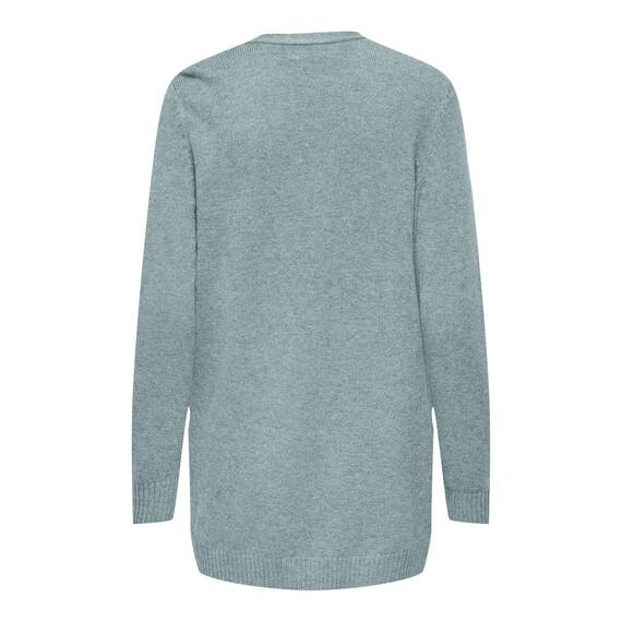 ONLY Damen Onllesly L/S Open Cardigan KNT Noos Strickjacke 15174274 ,Gray Mist ,XS