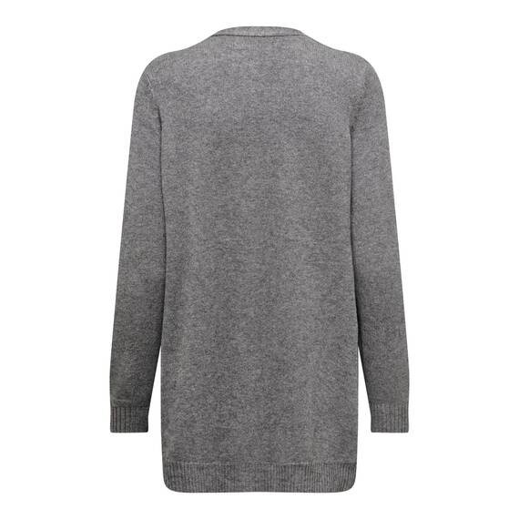 ONLY Damen Onllesly L/S Open Cardigan KNT Noos Strickjacke 15174274,Chocolate Torte/Detail:Melange,XS