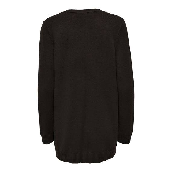 ONLY Damen Onllesly L/S Open Cardigan KNT Noos Strickjacke 15174274 ,Black Coffee ,XXS