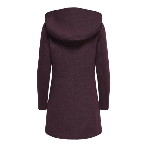 ONLY Damen Onlsedona Light Coat OTW Noos Midimantel Mit Kapuze, Chocolate Truffle, 3X_l
