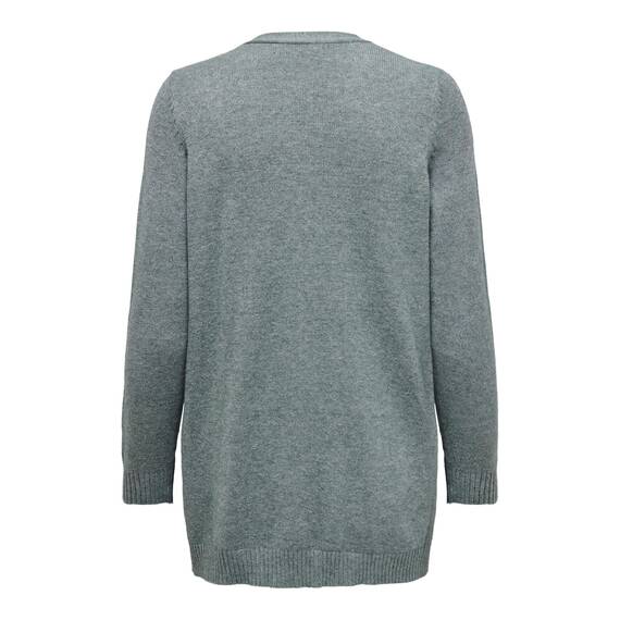 ONLY Damen Onllesly L/S Open Cardigan KNT Noos Strickjacke 15174274,Scarab/Detail:Melange,XS