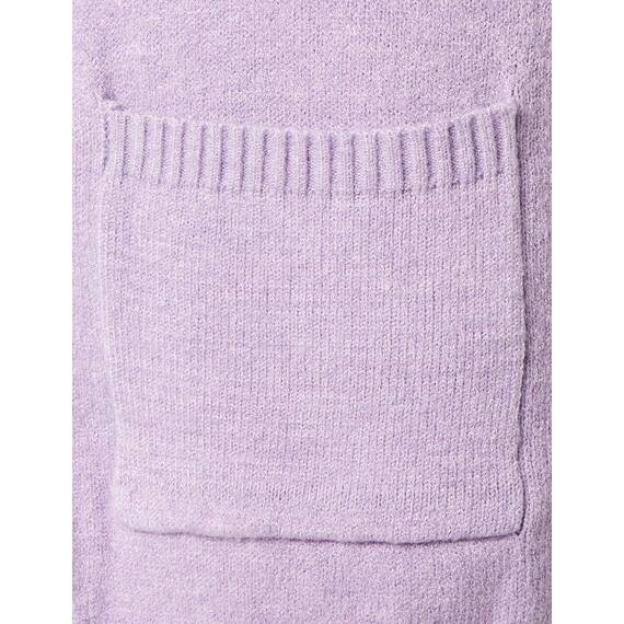 ONLY Damen Onllesly L/S Open Cardigan KNT Noos Strickjacke 15174274,Dewberry/Detail:Melange,XS
