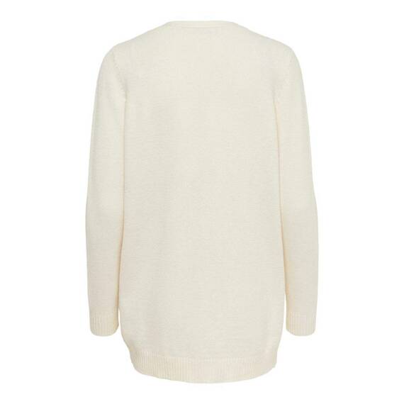 ONLY Damen Onllesly L/S Open Cardigan KNT Noos Strickjacke 15174274,Whitecap Gray/Detail:w. Melange,S