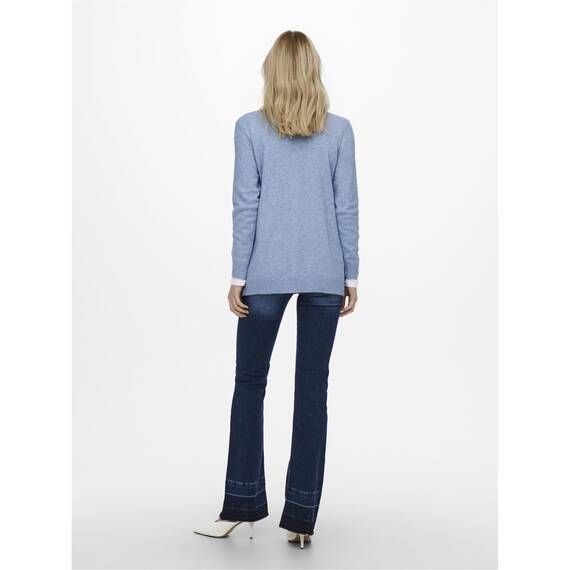 ONLY Damen Onllesly L/S Open Cardigan KNT Noos Strickjacke 15174274,Allure,M