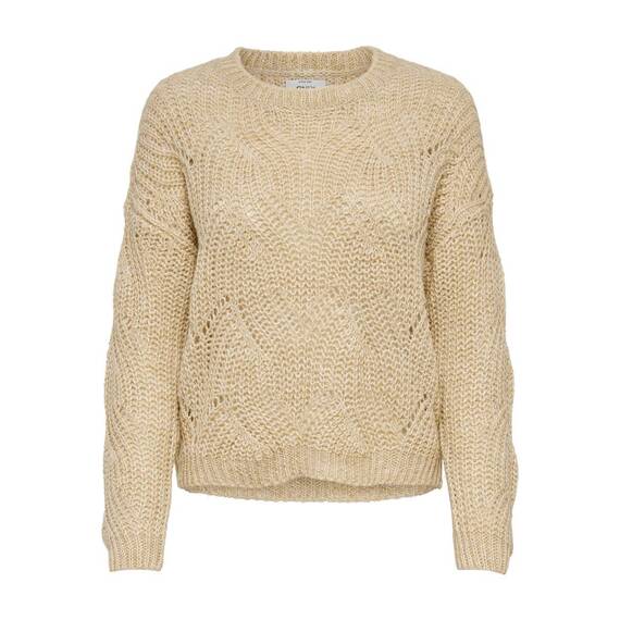 ONLY NOS Damen ONLHAVANA L/S PULLOVER KNT NOOS Pullover,, per pack Grau (Pumice Stone Pumice Stone), Medium (Herstellergröße: M)
