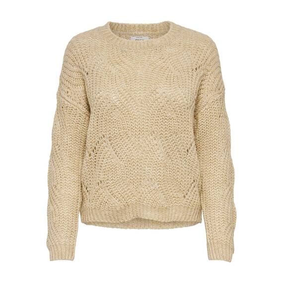 ONLY NOS Damen ONLHAVANA L/S PULLOVER KNT NOOS Pullover,, per pack Grau (Pumice Stone Pumice Stone), Medium (Herstellergröße: M)