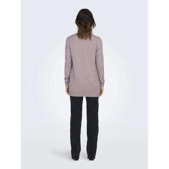ONLY Damen Onllesly L/S Open Cardigan KNT Noos Strickjacke 15174274 ,Violet Ice ,M