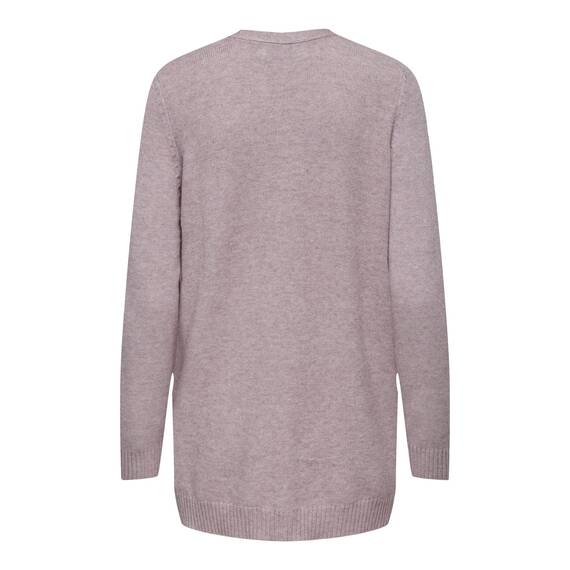 ONLY Damen Onllesly L/S Open Cardigan KNT Noos Strickjacke 15174274 ,Violet Ice ,M