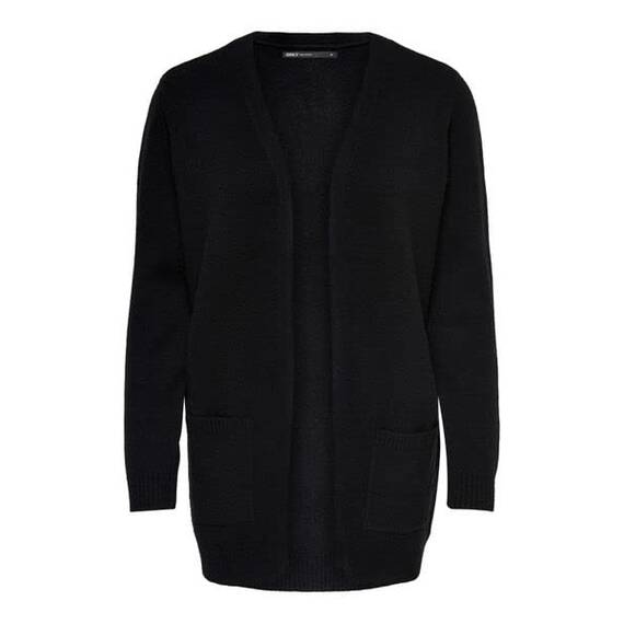 ONLY Damen Onllesly L/S Open Cardigan KNT Noos Strickjacke 15174274,Marine Green/Detail:Melange,XL