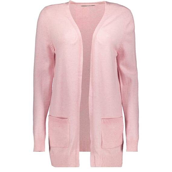 ONLY Damen Onllesly L/S Open Cardigan KNT Noos Strickjacke 15174274 ,Light Pink/Detail:w. Melange ,XL
