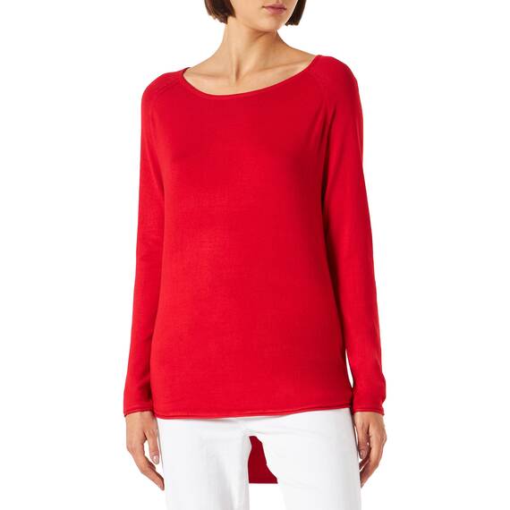 ONLY Damen Onlmila Lacy L/S Long Pullover Knt Noos, Mars Red, XXS