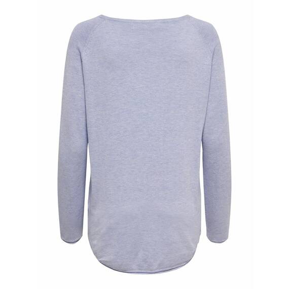 ONLY Damen Onlmila Lacy L/S Long Pullover Knt Noos, Cosmic Sky, XS