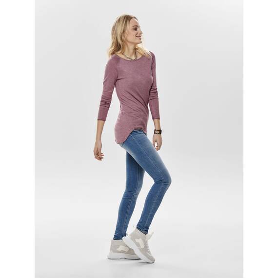 ONLMILA LACY L/S LONG PULLOVER KNT NOOS