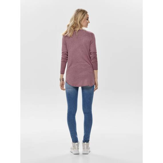 ONLMILA LACY L/S LONG PULLOVER KNT NOOS