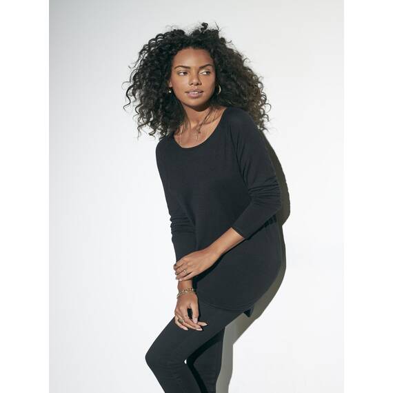 ONLY Damen Onlmila Lacy L/S Long Knt Pullover, Schwarz, L EU