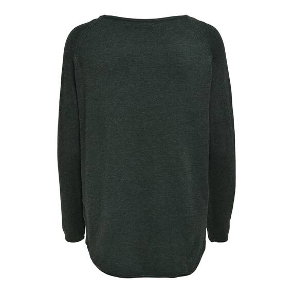 ONLY Damen Onlmila Lacy L/S Long Pullover Knt Noos, Green Gables/Detail:w. Melange, 3XL