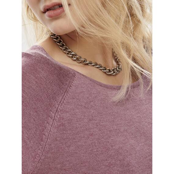 ONLMILA LACY L/S LONG PULLOVER KNT NOOS