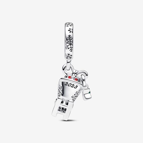 Feitery Christmas Zauberlehrling Charms Kompatibilität für Armband Bead Charm für Damen Weihnachtszeit (Weihnachts-Schlitten 2023)