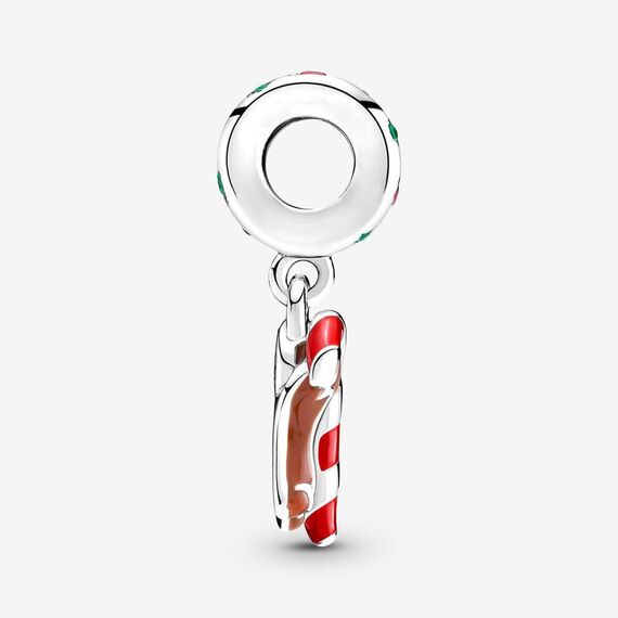 Feitery Christmas Lebkuchenmann Charms Kompatibilität für Pandora Armband Bead Charm für Damen Weihnachtszeit